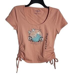 Hurley Graphic Crop Top, NWT, Medium